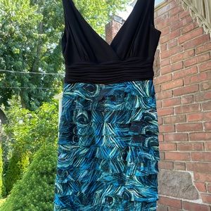 Woman’s ruffle dress